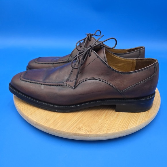 Cole‎ HAAN Eaton Apron Toe Lace Up Oxford Dress Shoe Men 10M Brown C07138 main image 6